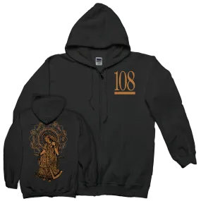 108 "Radha" Zip-Up Sweatshirt