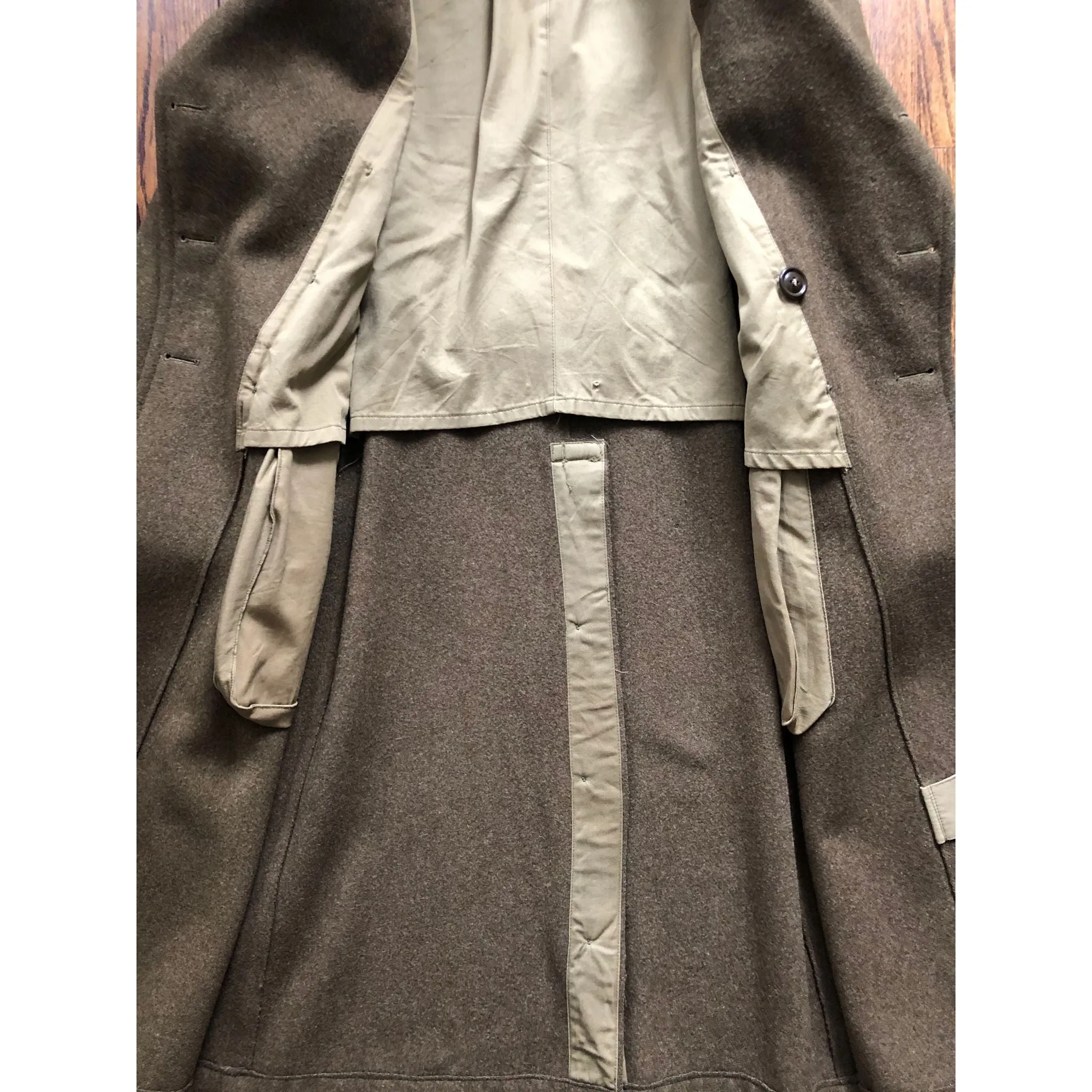 1942 WWII Wool Officer Overcoat