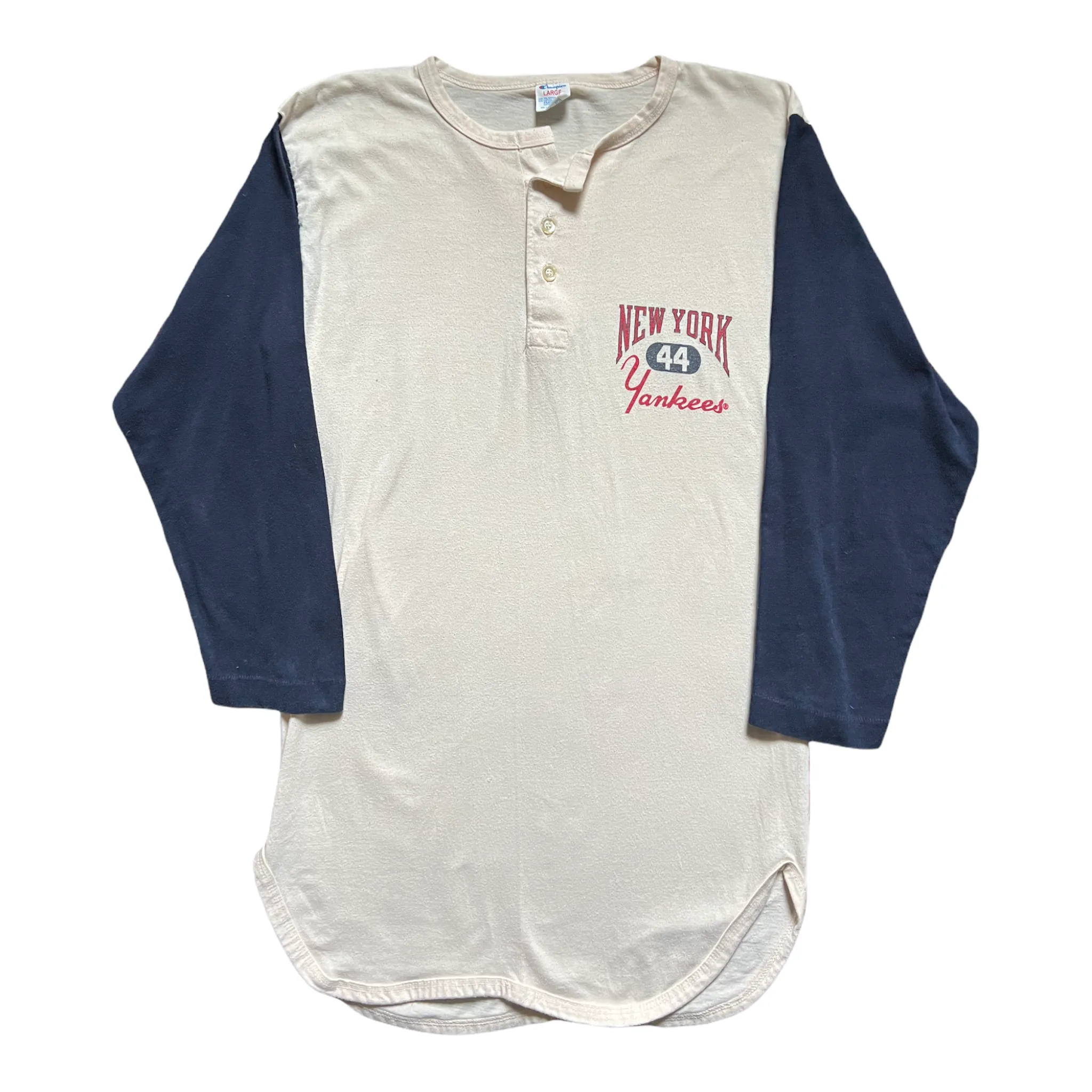 1980s Champion New York Yankees Henley T-Shirt