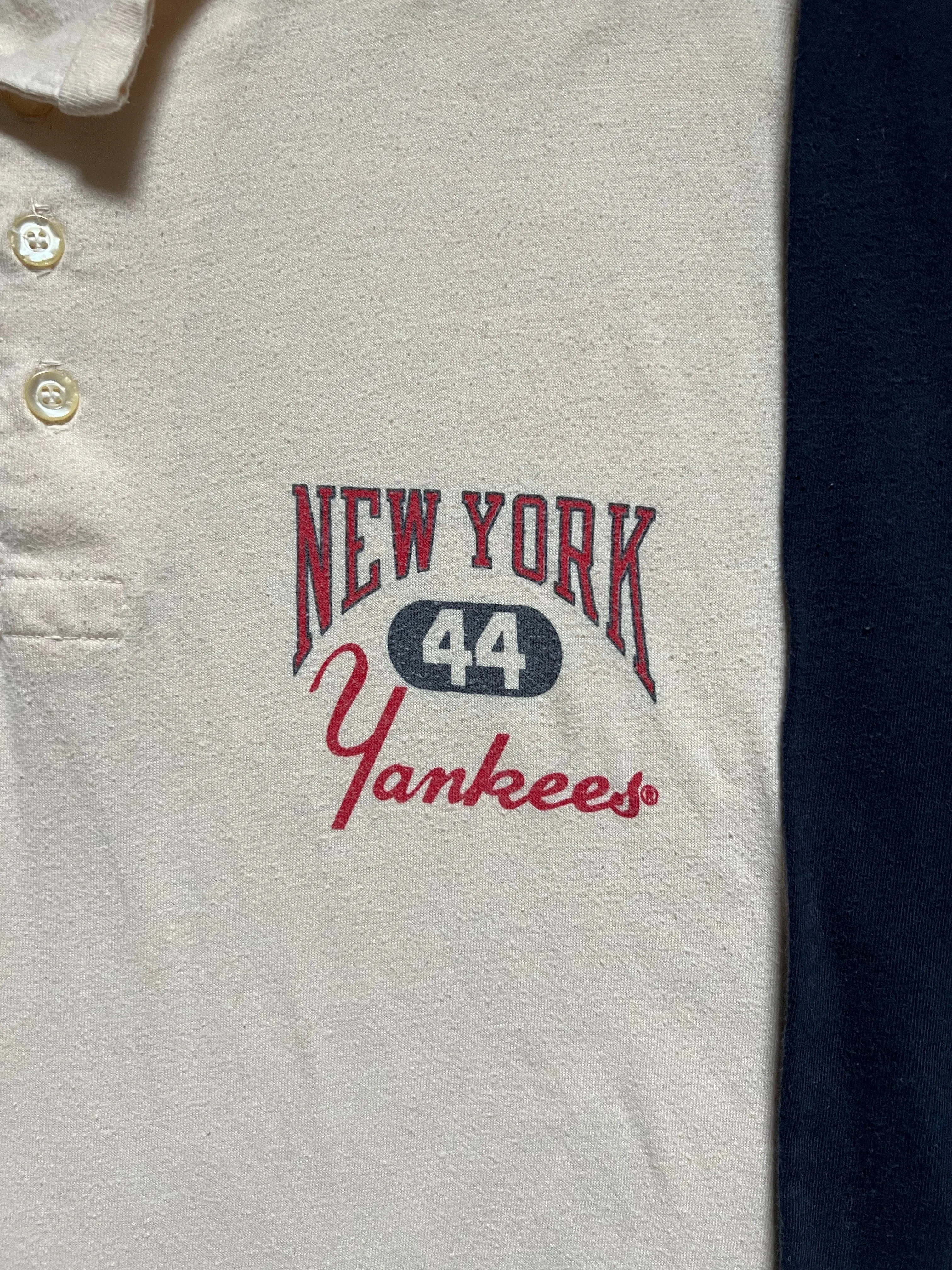 1980s Champion New York Yankees Henley T-Shirt