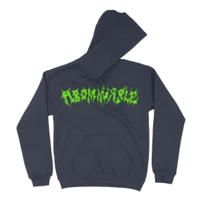 Abominable Electronics "Logo" Premium Navy Hooded Sweatshirt