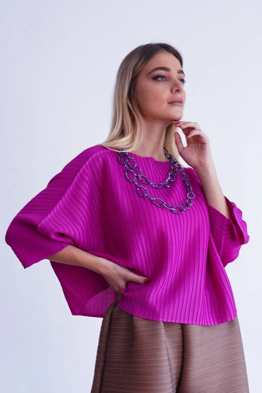 Aicha Poncho Top