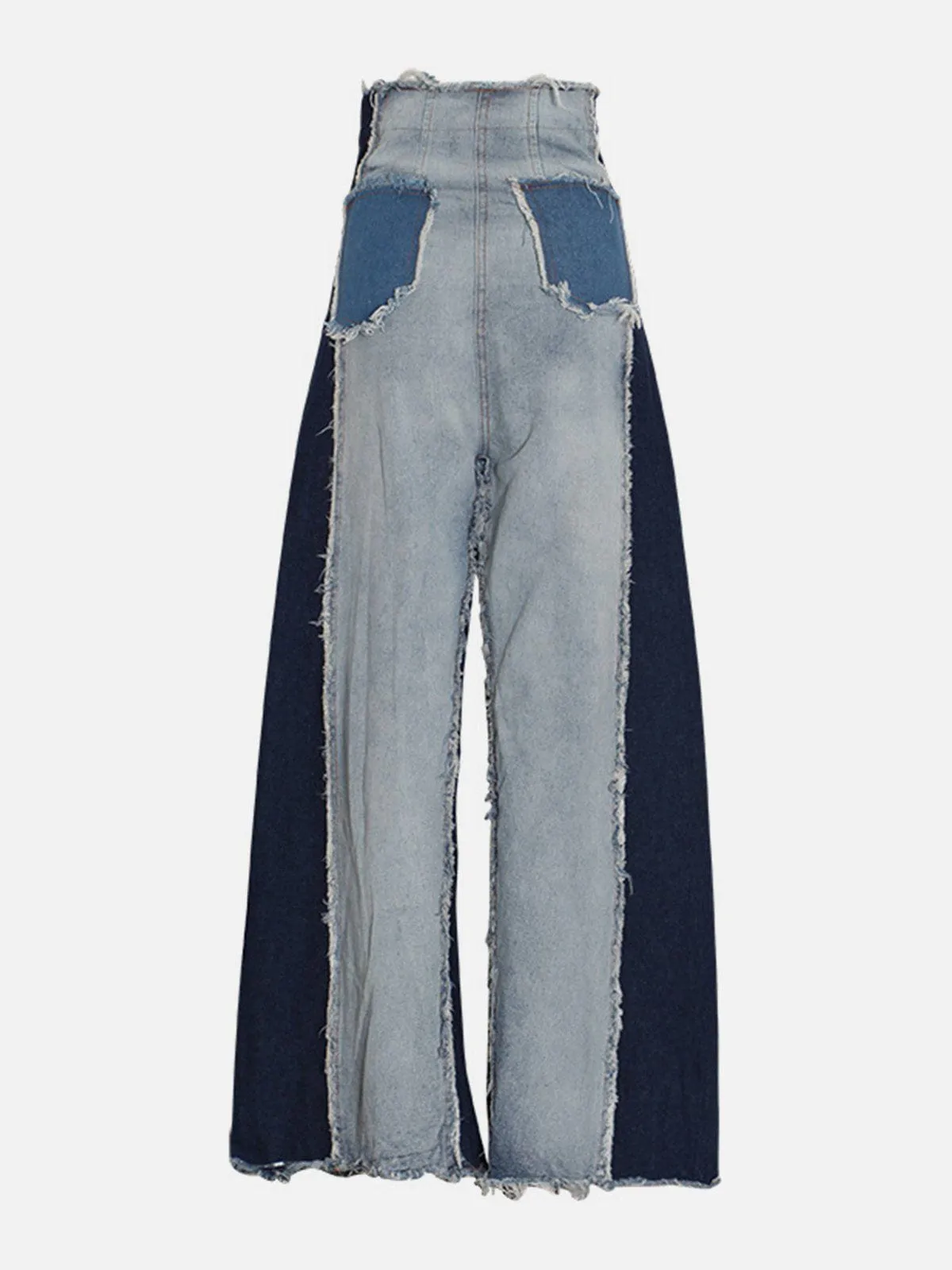 AlanBalen® - Color Clash High Waist Jeans