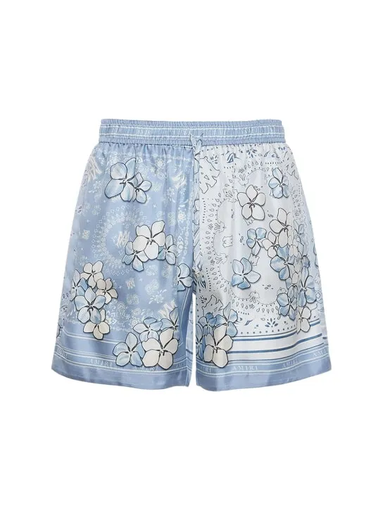 Amiri   Floral bandana shorts 