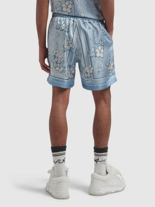 Amiri   Floral bandana shorts 