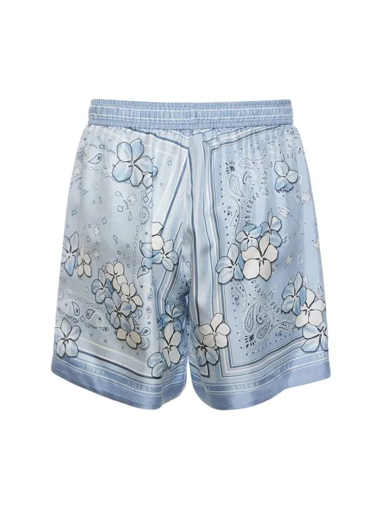 Amiri   Floral bandana shorts 