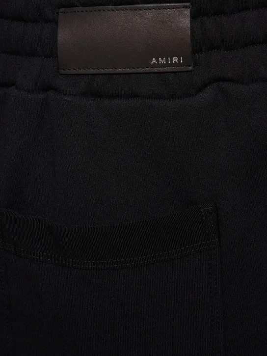 Amiri   MA print cotton jersey shorts 