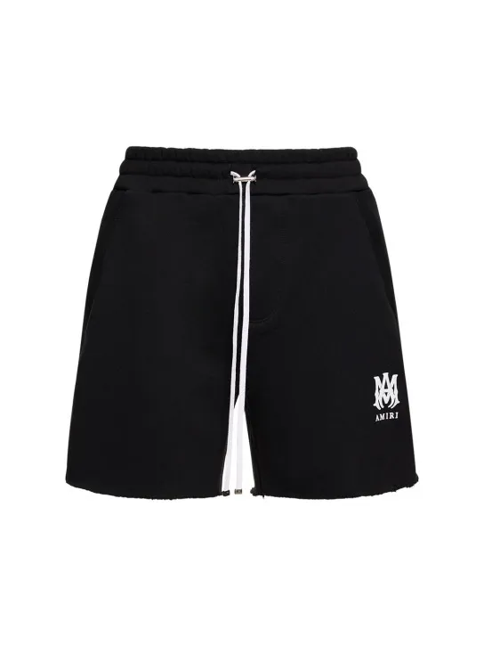 Amiri   MA print cotton jersey shorts 
