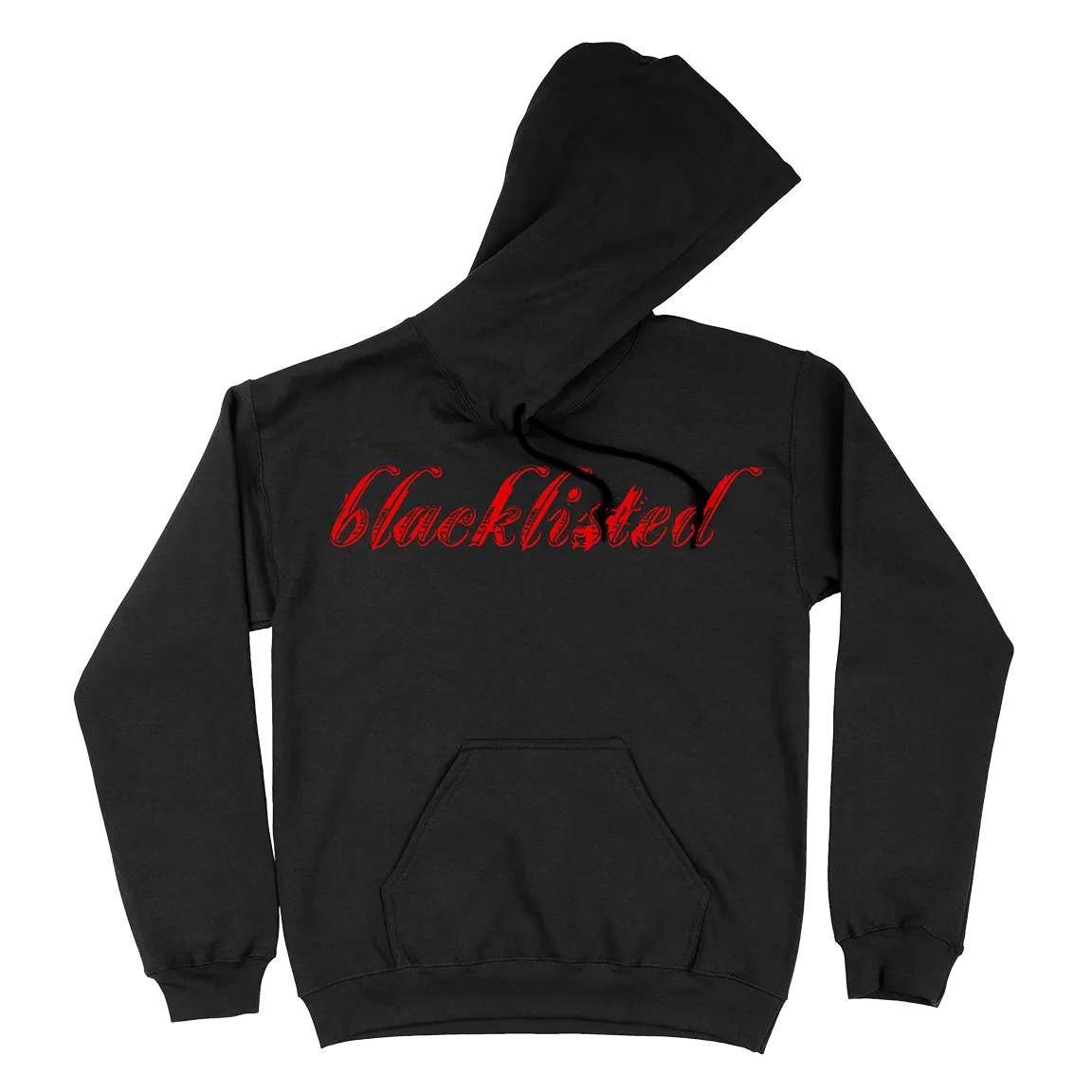 Blacklisted “No One: Logo” Black Hooded Sweatshirt