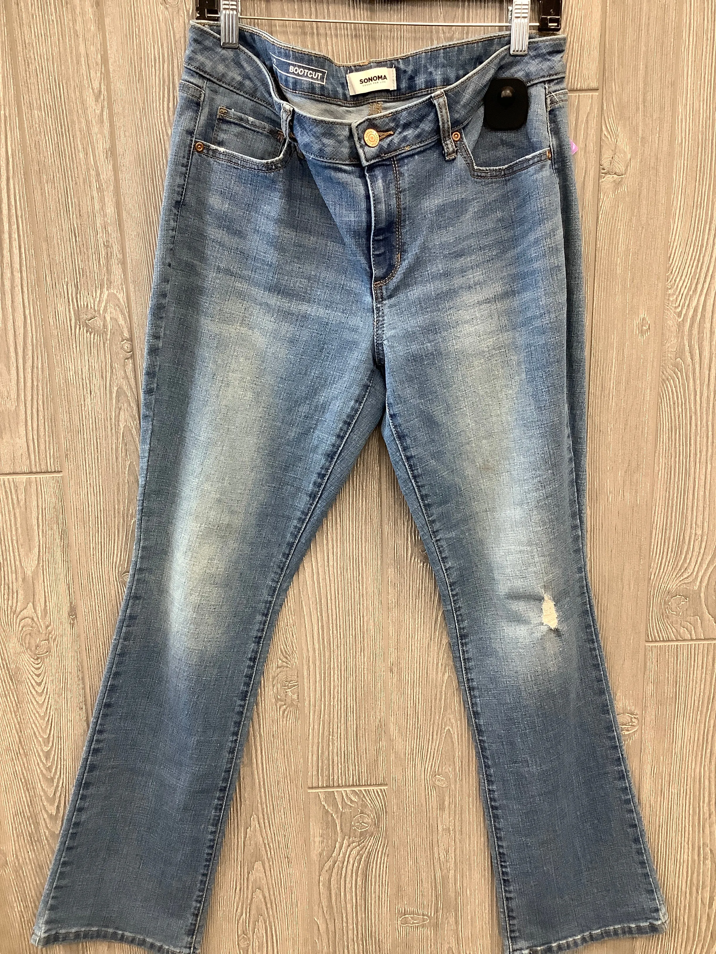 Blue Denim Jeans Boot Cut Sonoma, Size 12