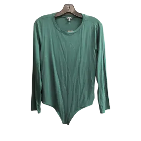 Bodysuit By Express In Green, Size: M
