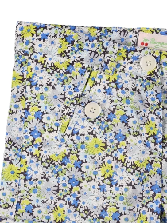 Bonpoint   Printed cotton poplin shorts 
