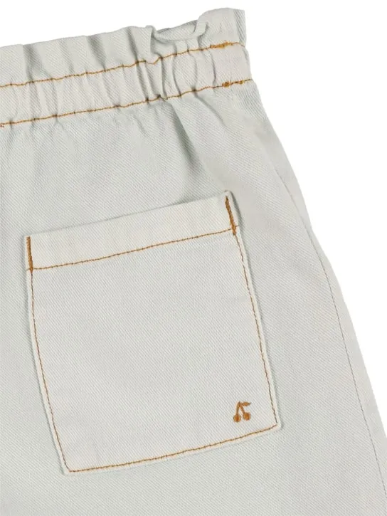 Bonpoint   Stretch cotton chambray shorts 