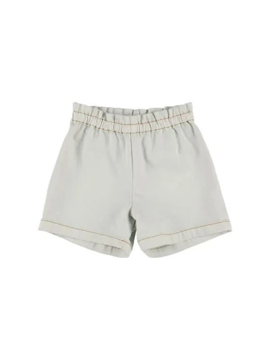 Bonpoint   Stretch cotton chambray shorts 