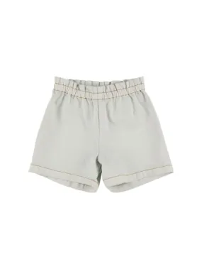 Bonpoint   Stretch cotton chambray shorts 
