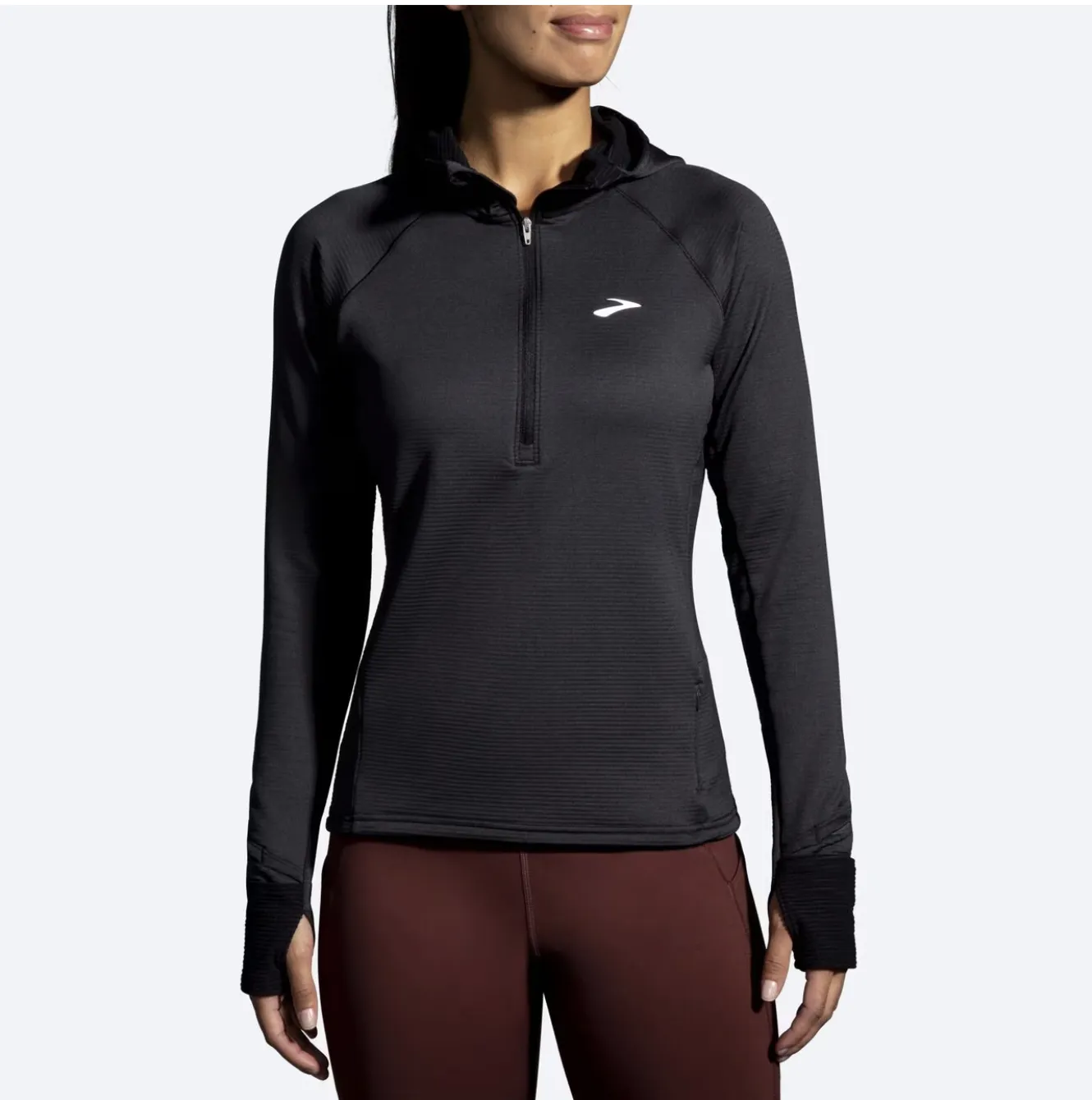 Brooks Women's Notch Thermal Hoodie 2.0