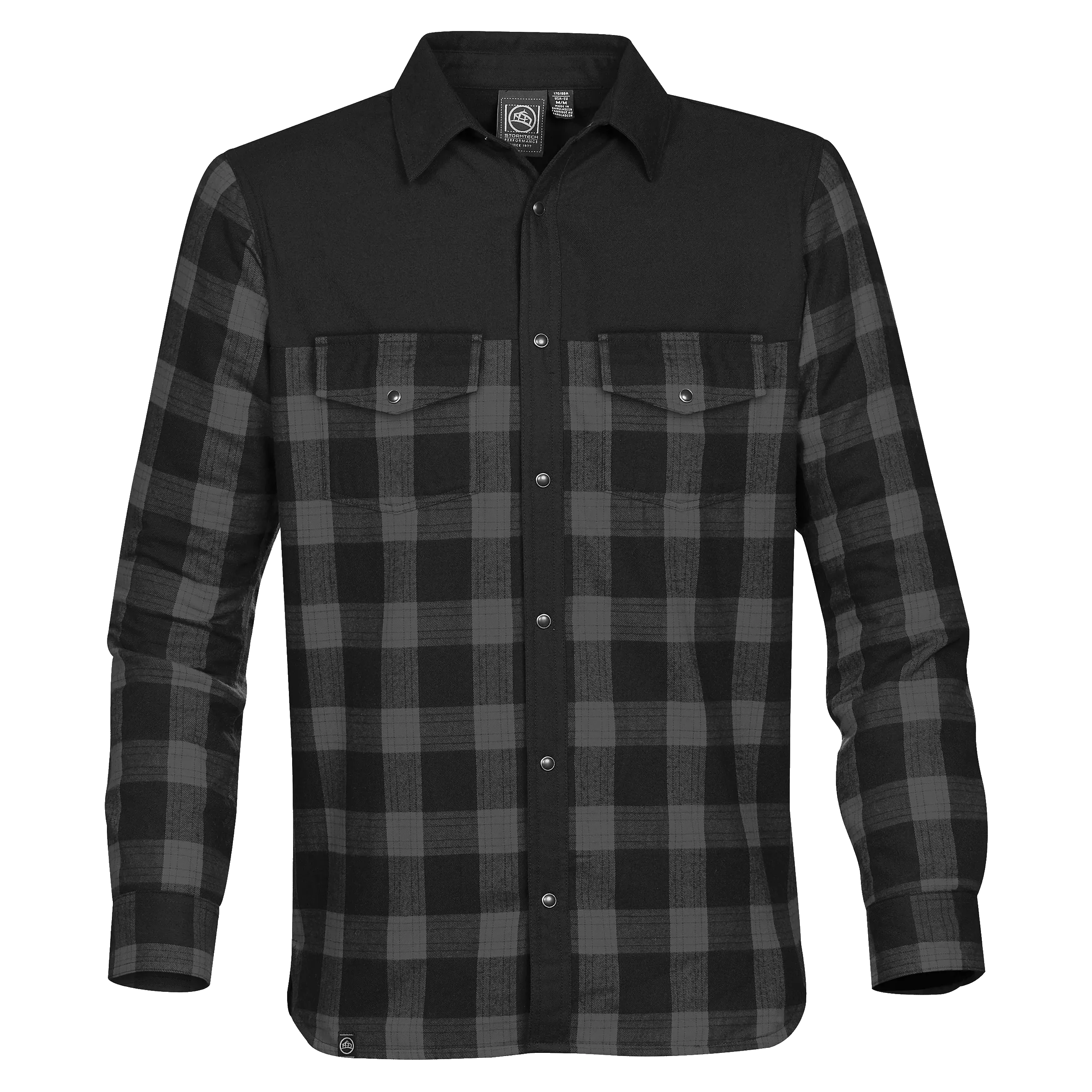 C1864M Mens Thermal Long Sleeve Flannel Shirt