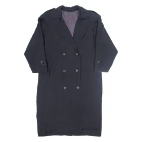 C&A Insulated Womens Trench Coat Black L