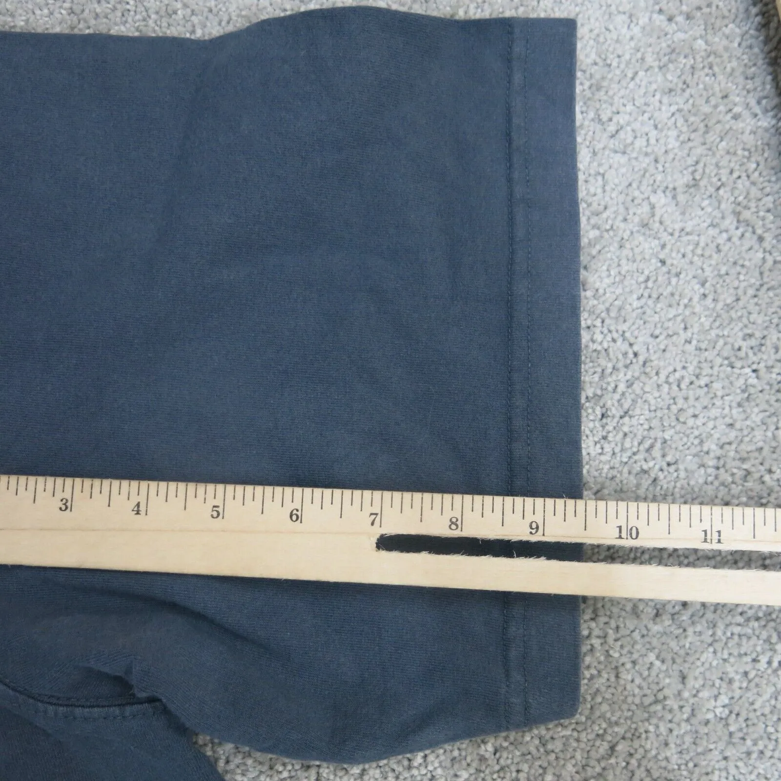 Carhartt Shirt Mens 3XL Blue Loose Fit Pocket Tee Work Wear Casual Crew Neck Tee