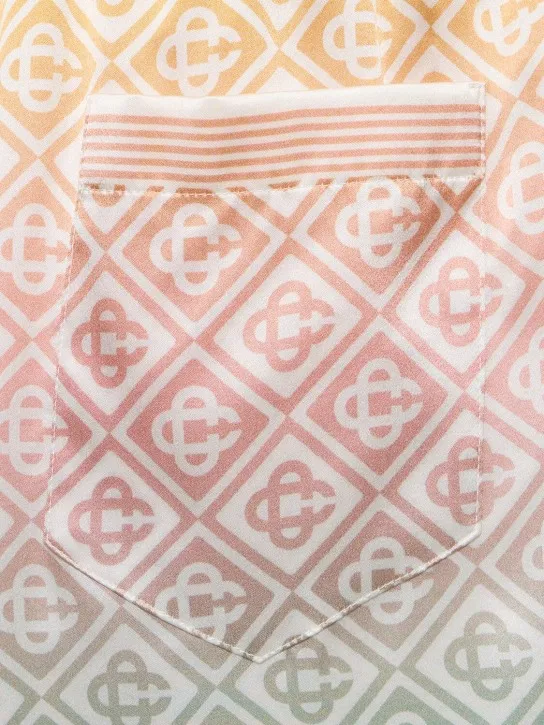 Casablanca   Silk shorts w/ drawstring 
