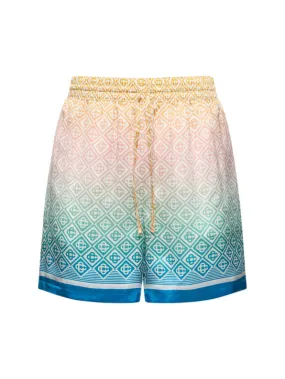 Casablanca   Silk shorts w/ drawstring 