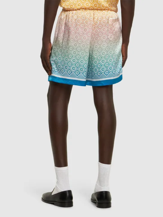 Casablanca   Silk shorts w/ drawstring 