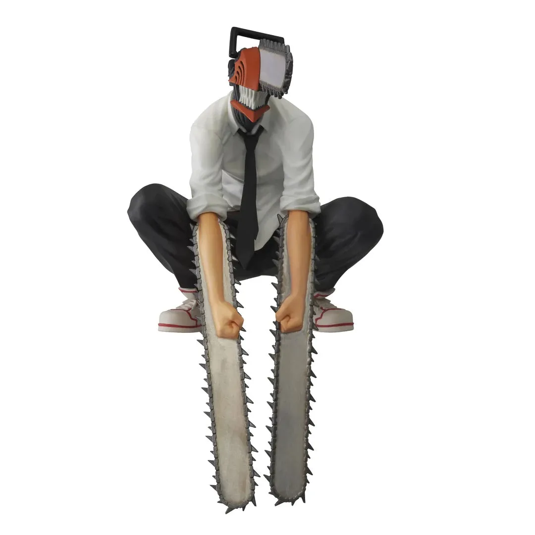 Chainsaw Anime Man Chain Denji Hybrid  Noodle Stopper Collectible Figure 5.51" in