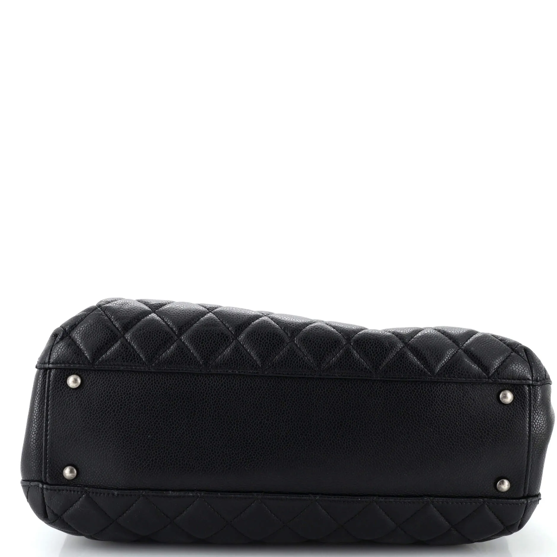 Chanel City Shopping Tote Quilted Caviar