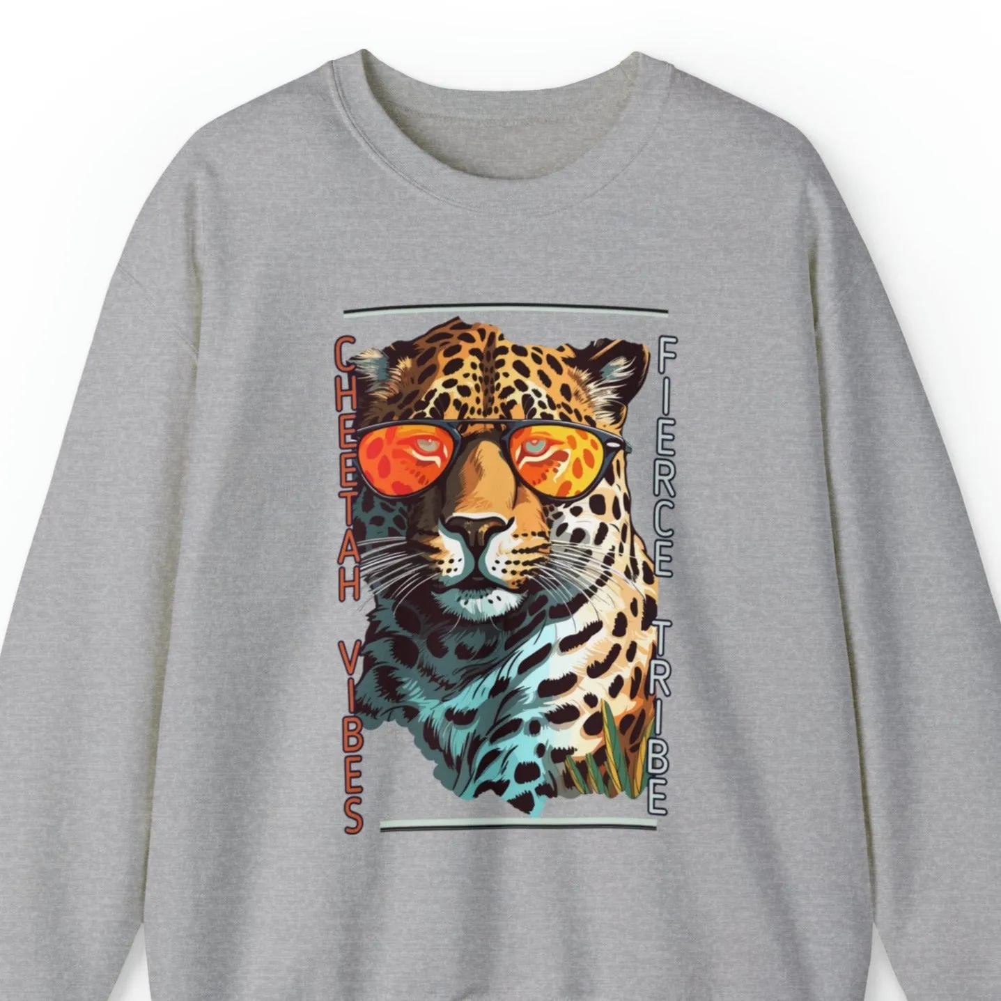 Cheetah Vibes: Join the Fierce Tribe Women's Sweatshirt