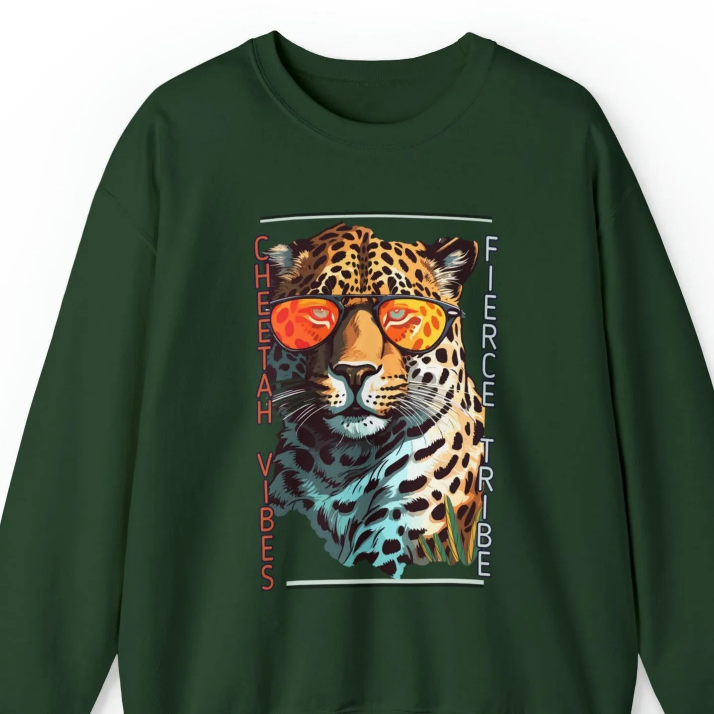 Cheetah Vibes: Join the Fierce Tribe Women's Sweatshirt