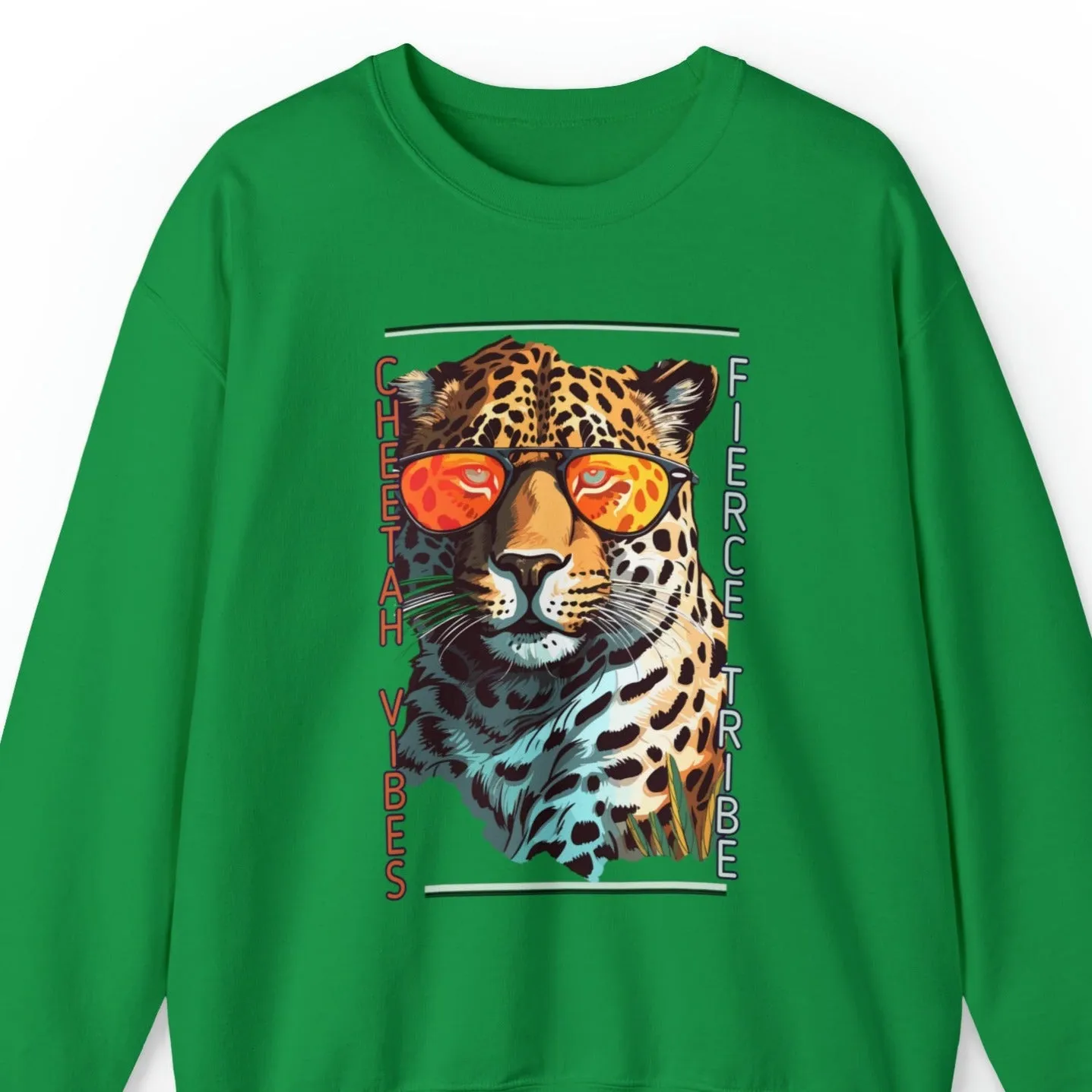 Cheetah Vibes: Join the Fierce Tribe Women's Sweatshirt