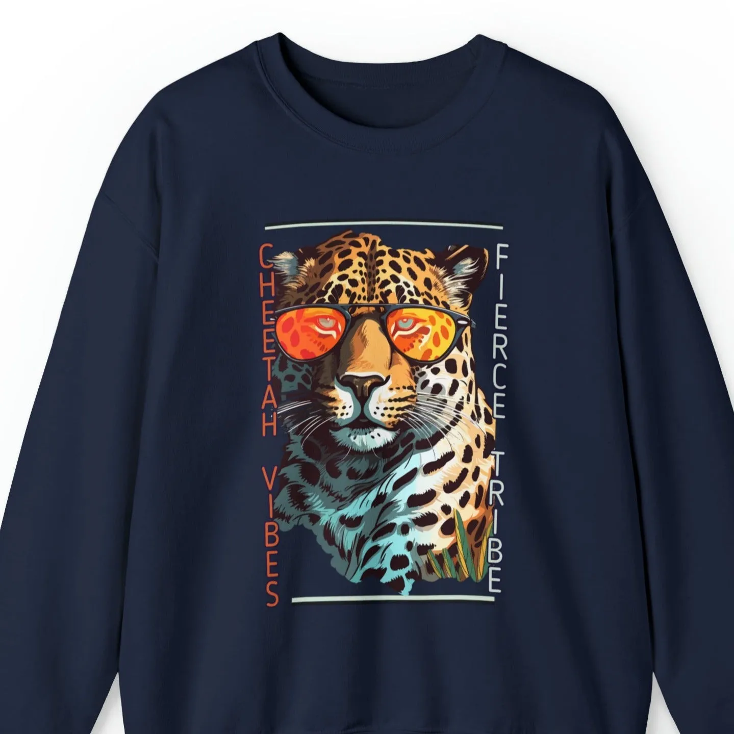 Cheetah Vibes: Join the Fierce Tribe Women's Sweatshirt