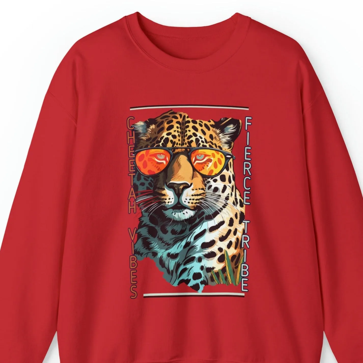 Cheetah Vibes: Join the Fierce Tribe Women's Sweatshirt