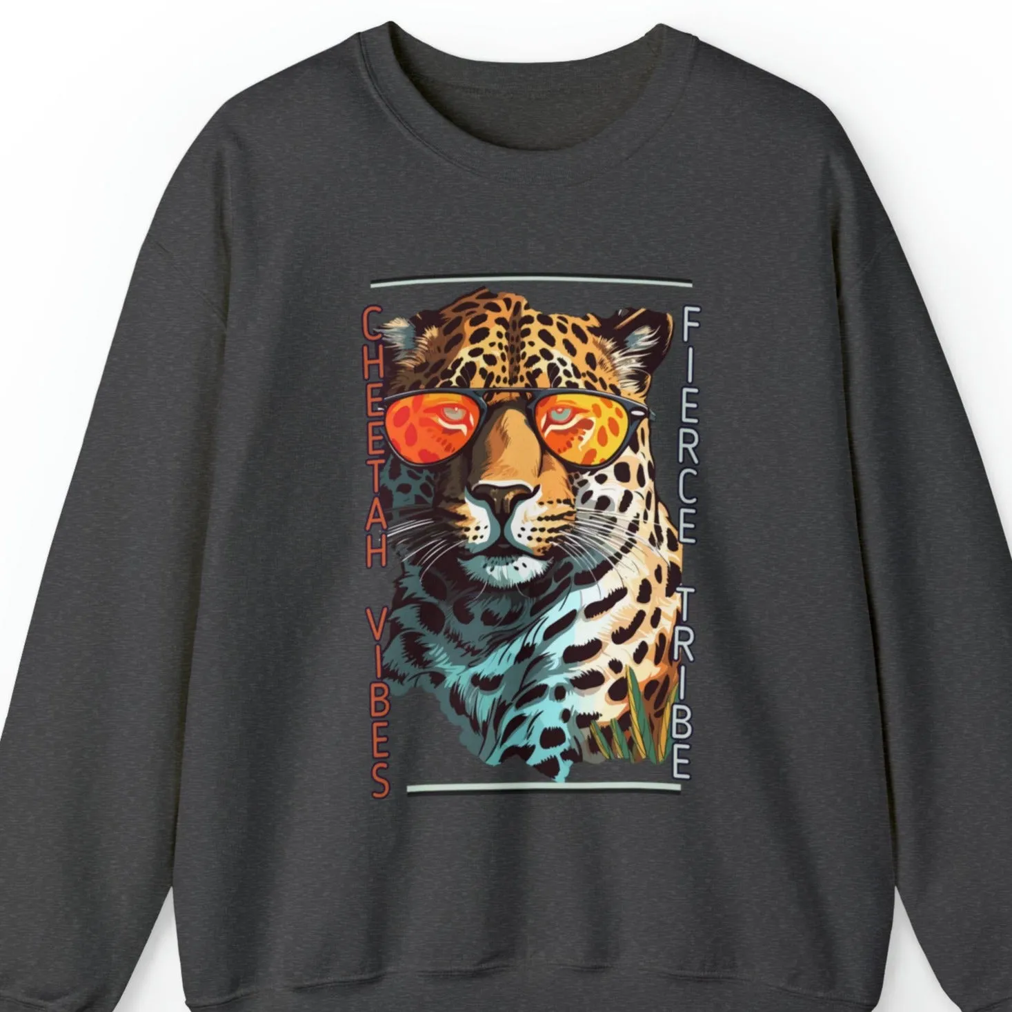 Cheetah Vibes: Join the Fierce Tribe Women's Sweatshirt