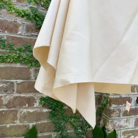 Cream Cotton Sateen - 1/2 Yard