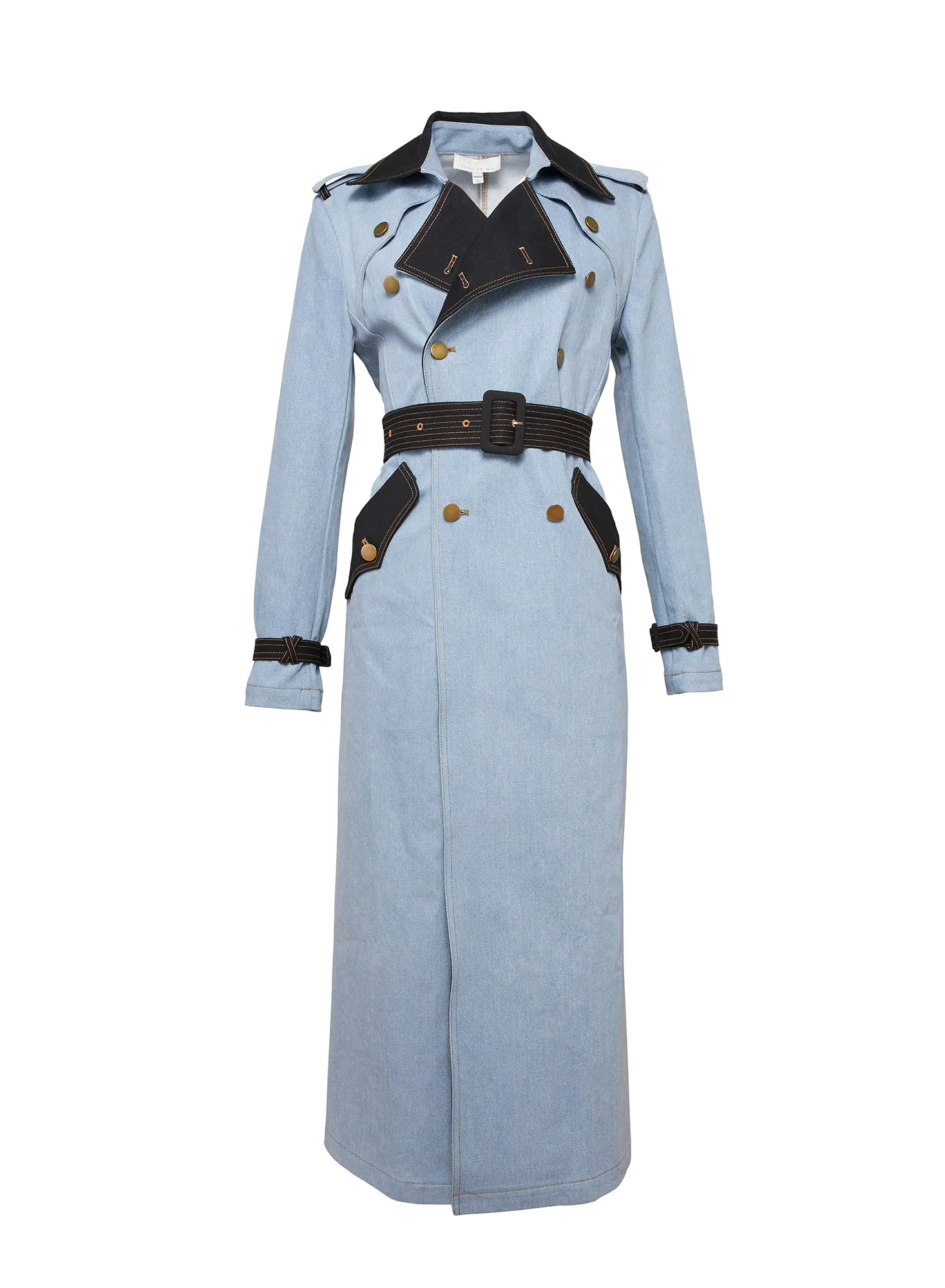 Denim Trench Coat