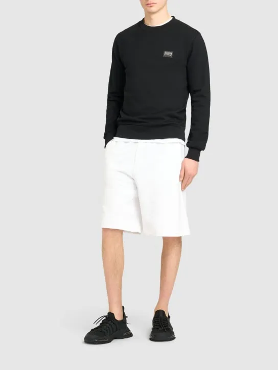 Dolce&amp;Gabbana   Cotton jersey Bermuda shorts 