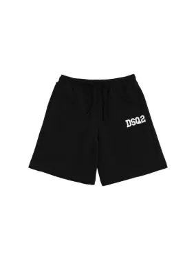 Dsquared2   Cotton sweat shorts w/logo 