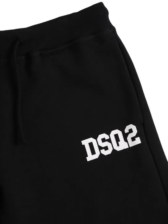 Dsquared2   Cotton sweat shorts w/logo 