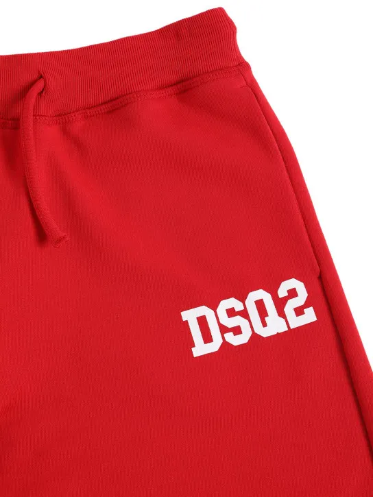 Dsquared2   Cotton sweat shorts w/logo 