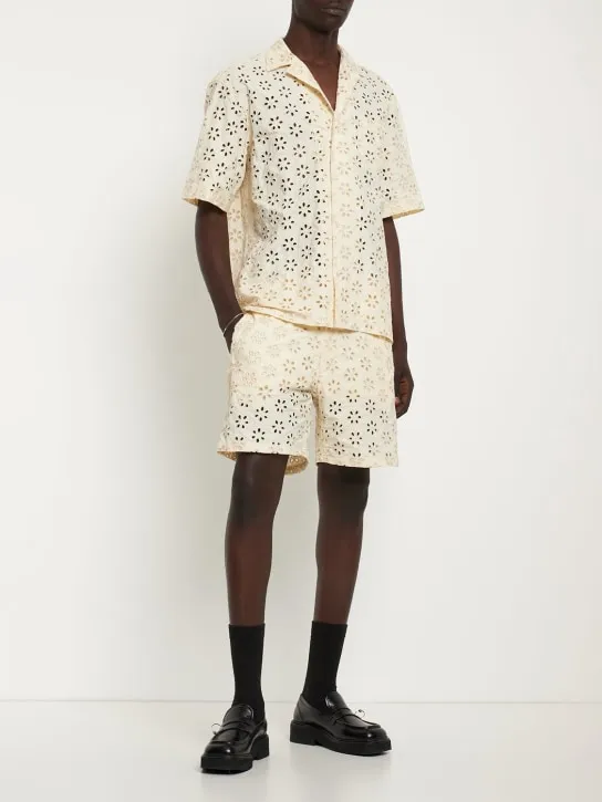 EGONlab   Elastic cotton shorts 