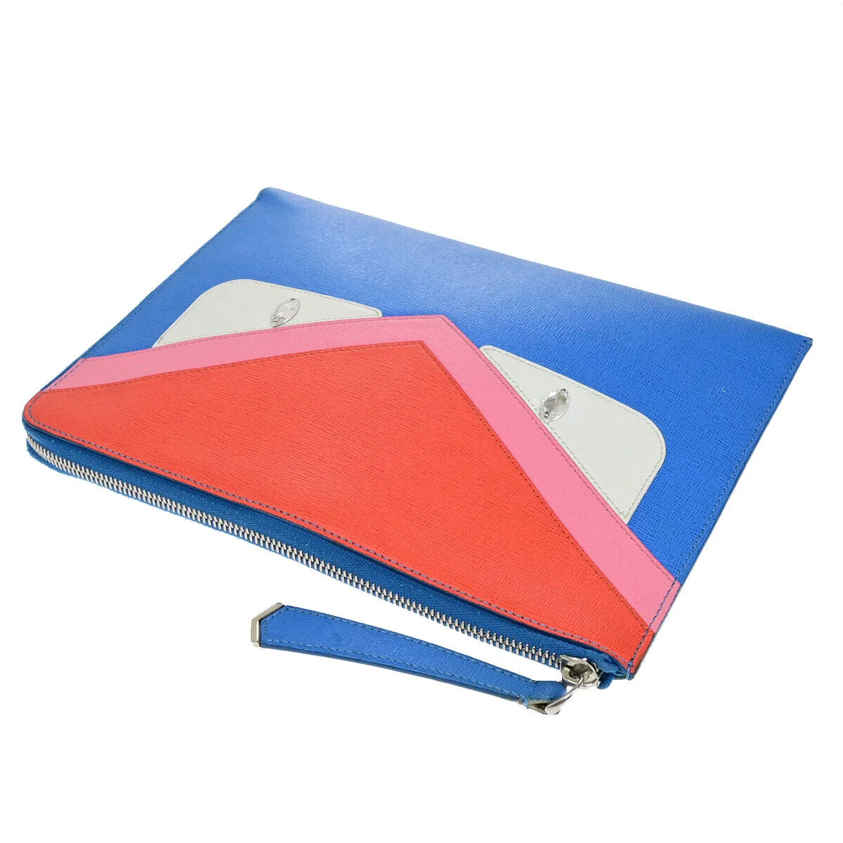 Fendi Monster  Canvas Clutch Bag ()