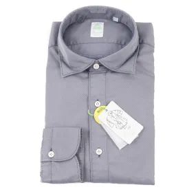 Finamore Twill Cotton Dress Shirt