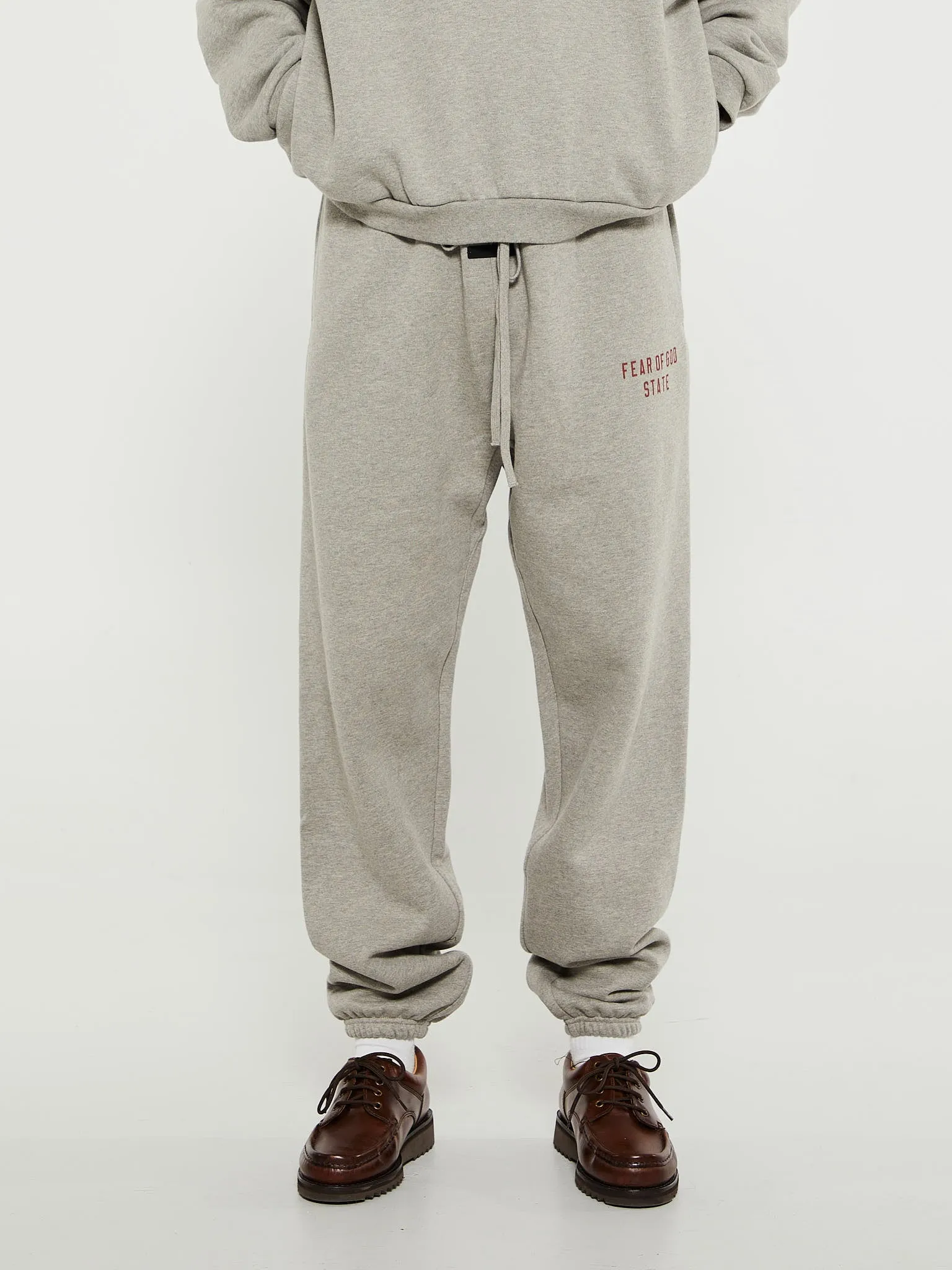 Fleece Essential Sweatpants in Dark Heather
