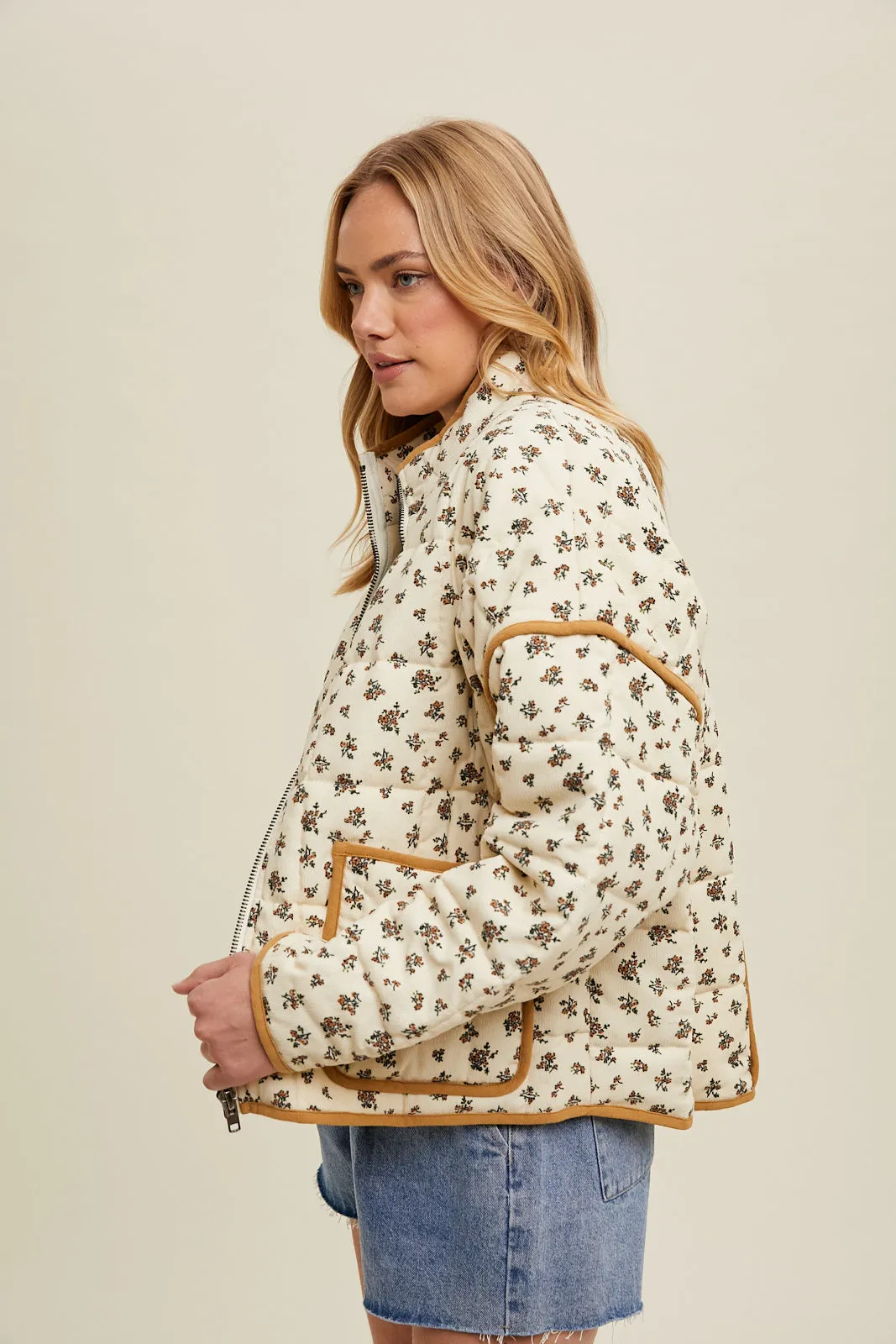 Floral Quilted Jacket