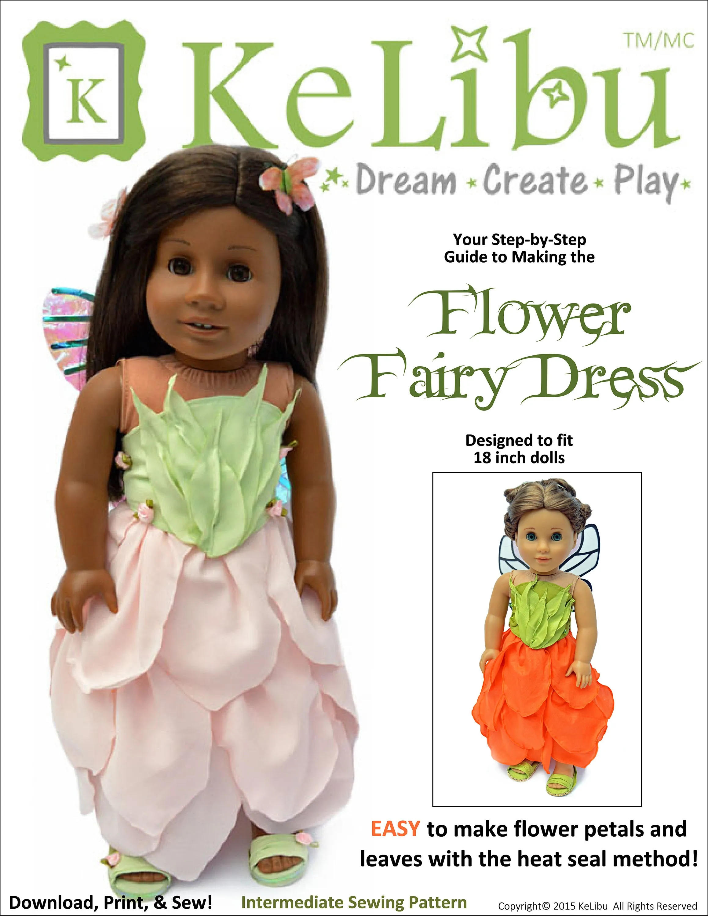 Flower Fairy Bundle 18 Inch Doll Sewing Patterns