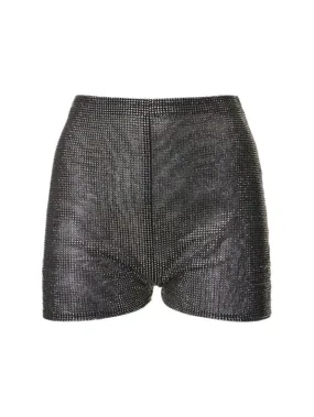 Giuseppe Di Morabito   Crystal embellished mini shorts 