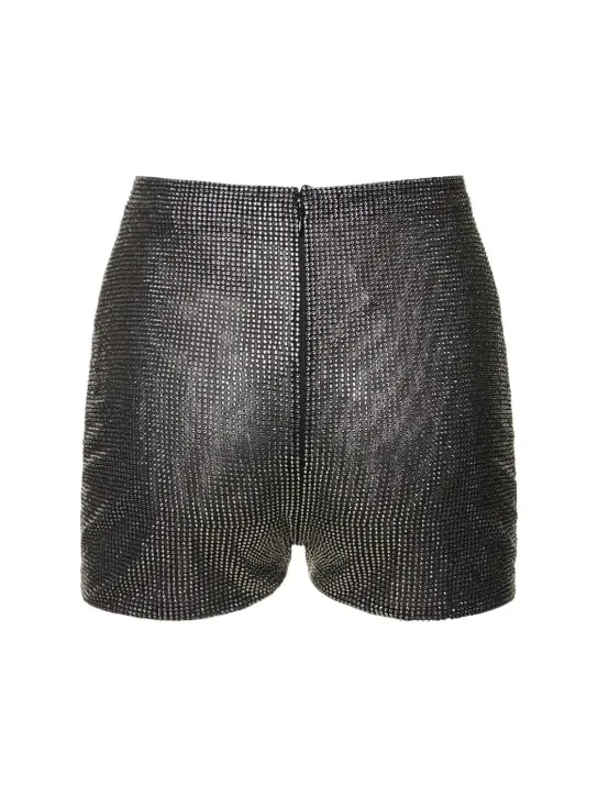 Giuseppe Di Morabito   Crystal embellished mini shorts 