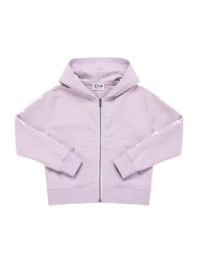 Golden Goose   Star logo cotton zip-up sweatshirt 