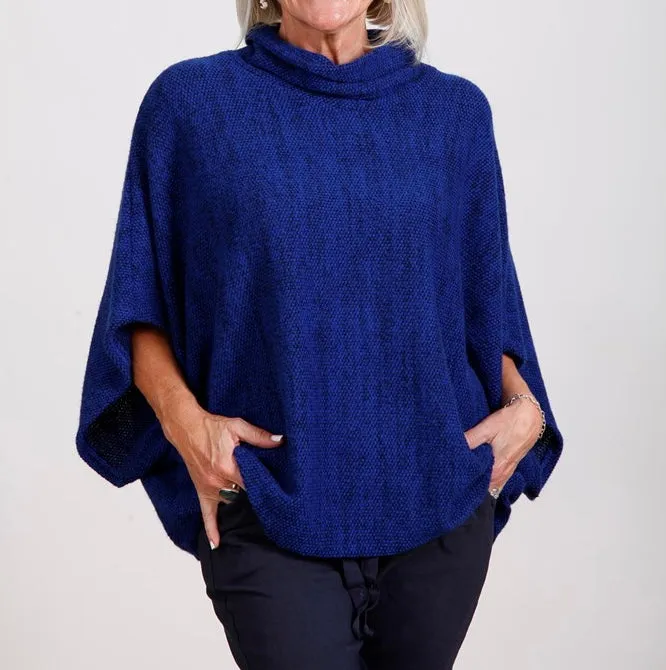 Goose Island 1165 Cowl Neck Poncho (20 Colours)
